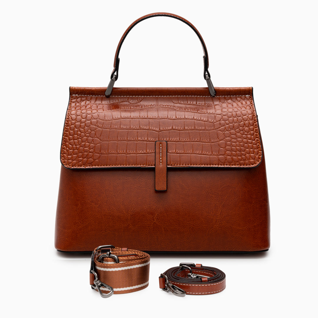 Kesha Croc Satchel