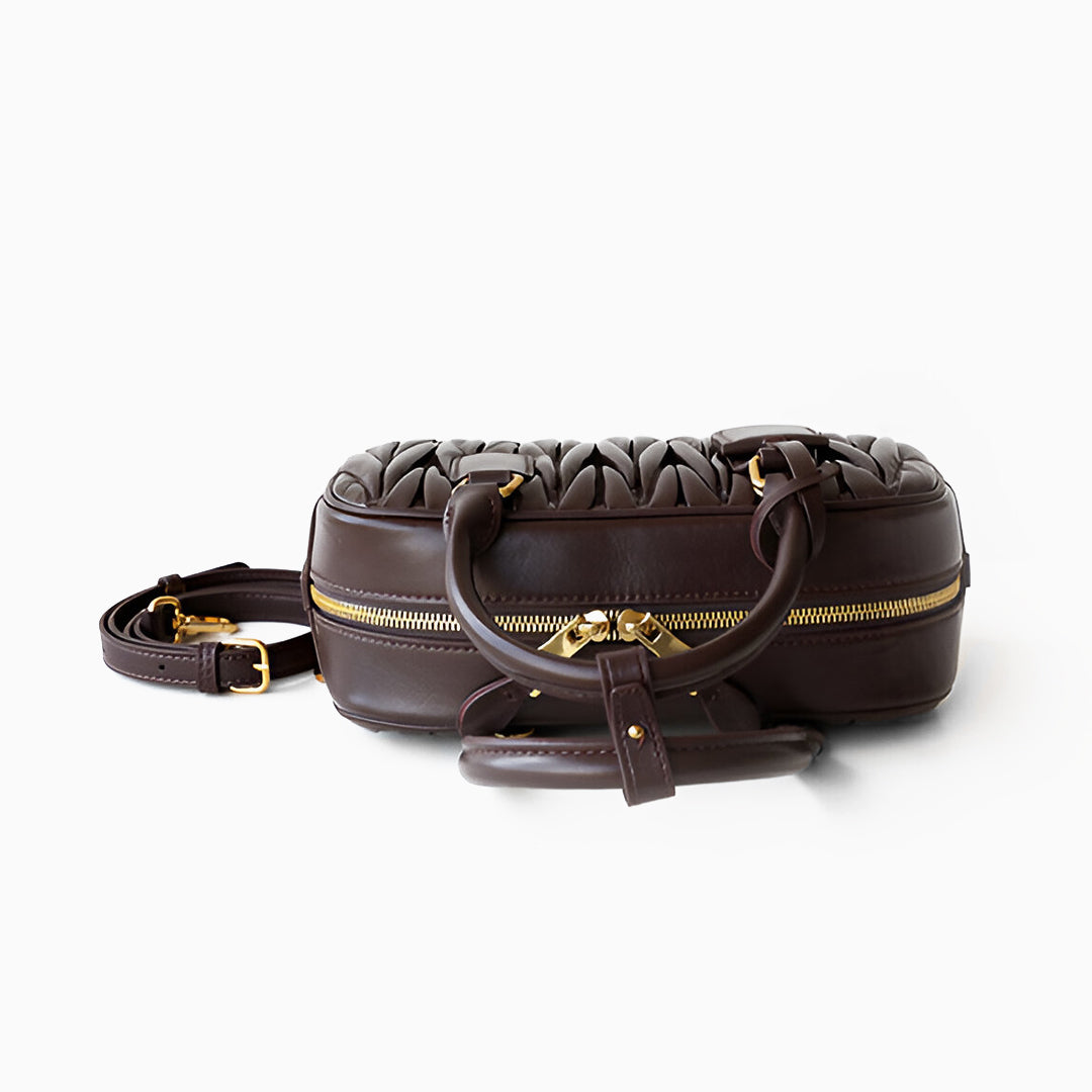 Piper Pleated Crossbody Bag