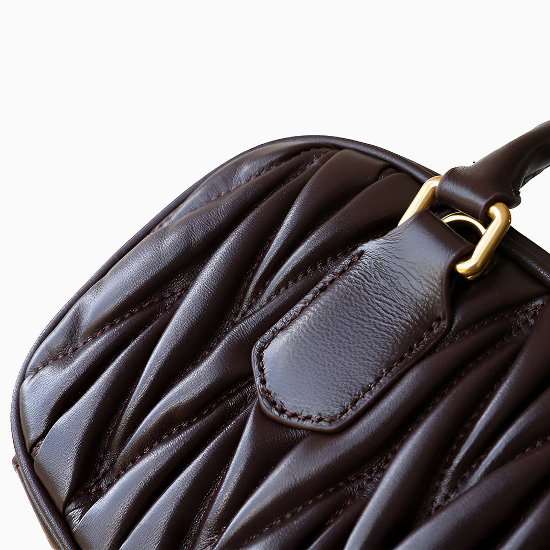 Piper Pleated Crossbody Bag