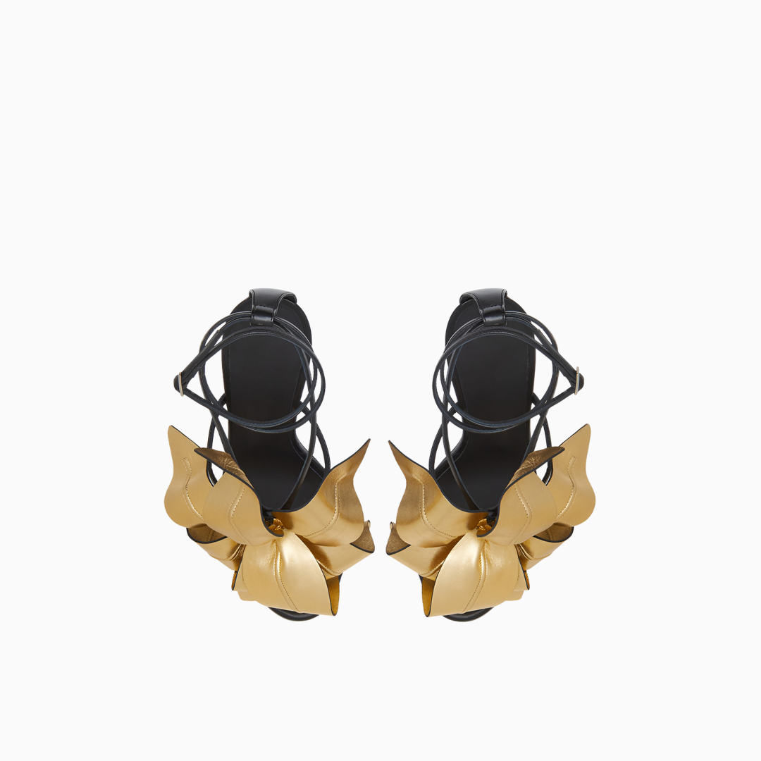Alessia Gold Heels