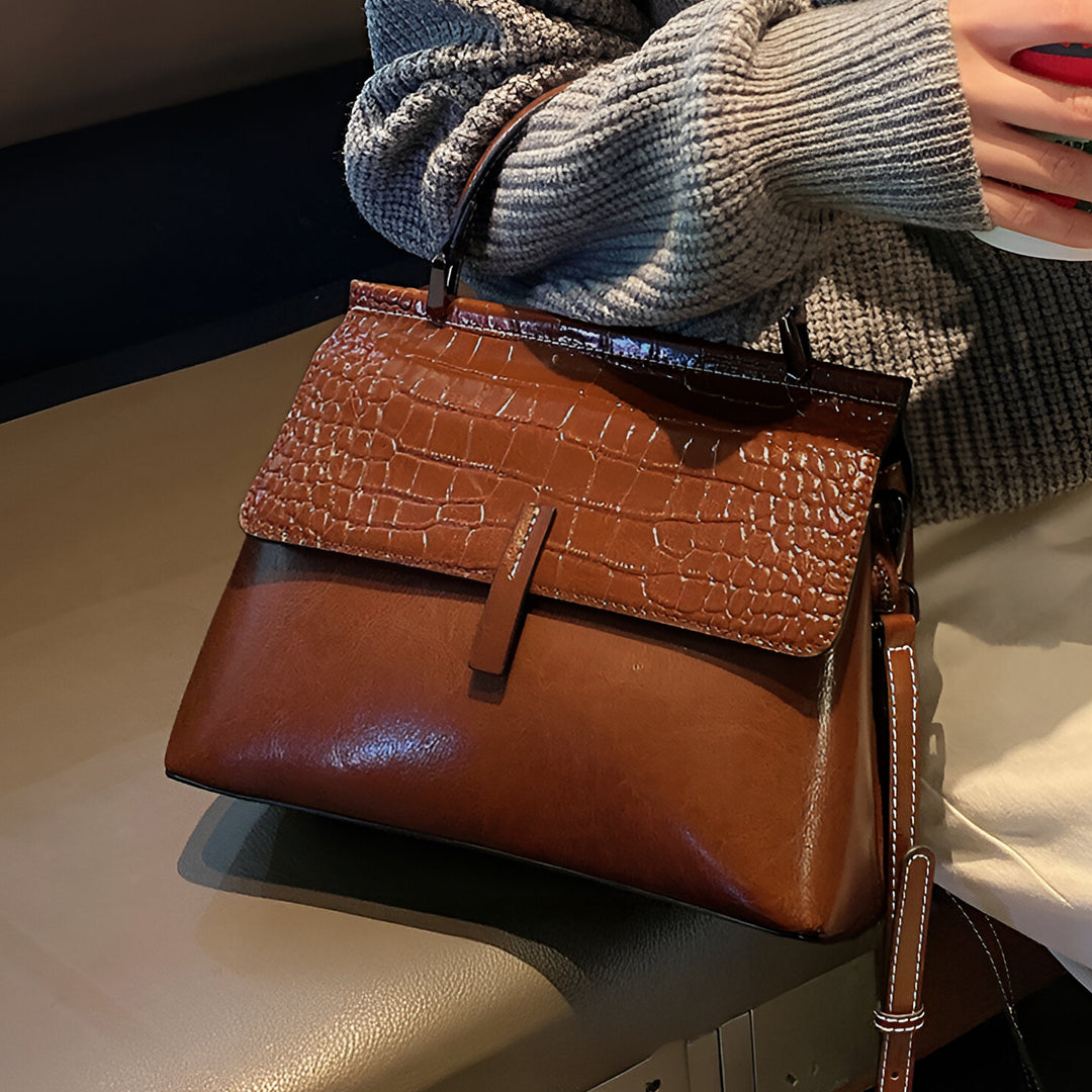 Kesha Croc Satchel