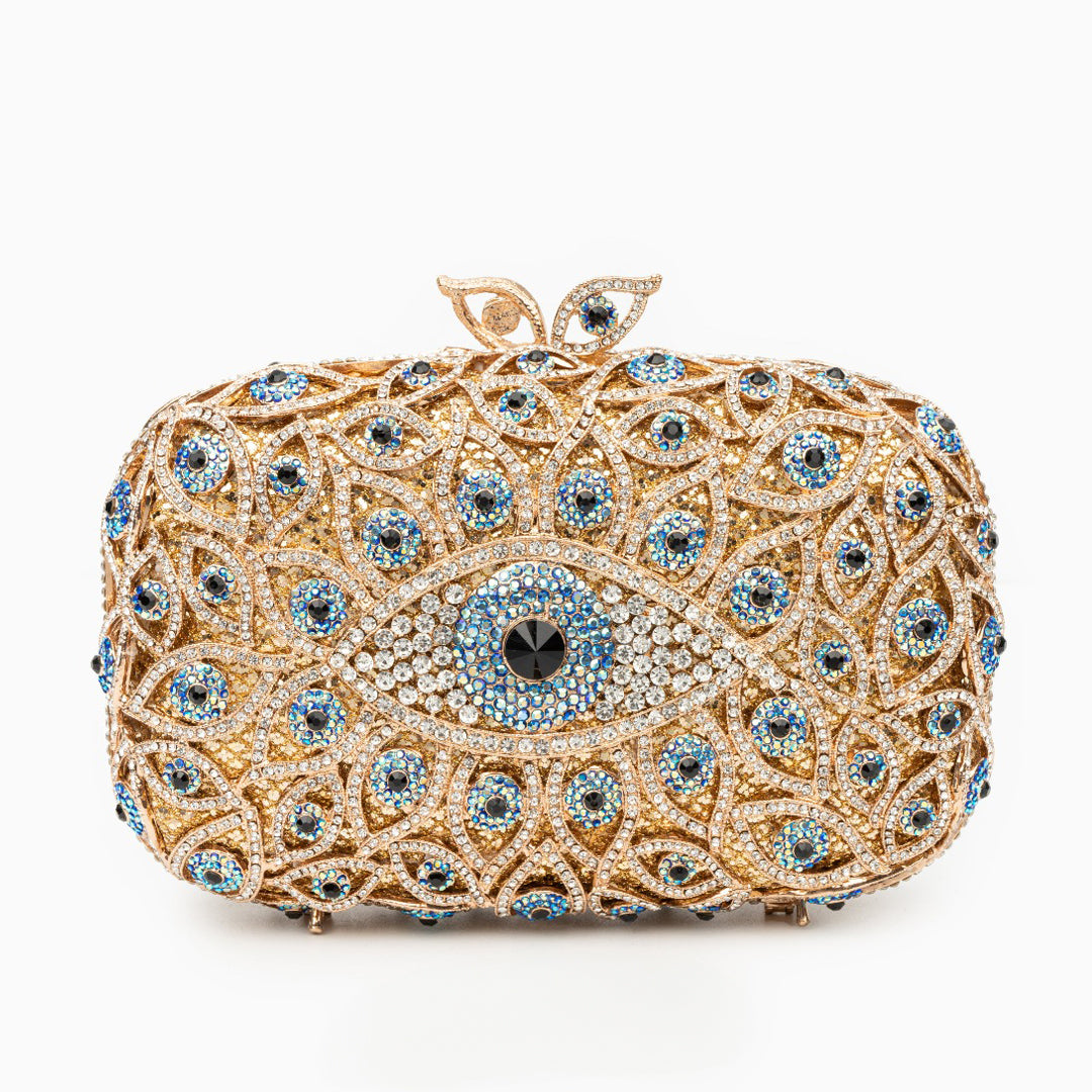 Rhinestone Bling high quality Evil Eye Crossbody Bag Purse