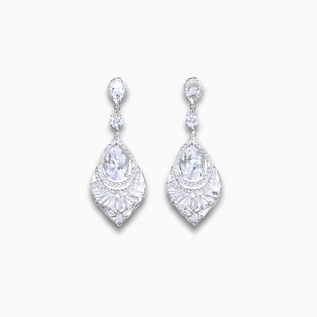 Celestia Crystal Drop Earrings