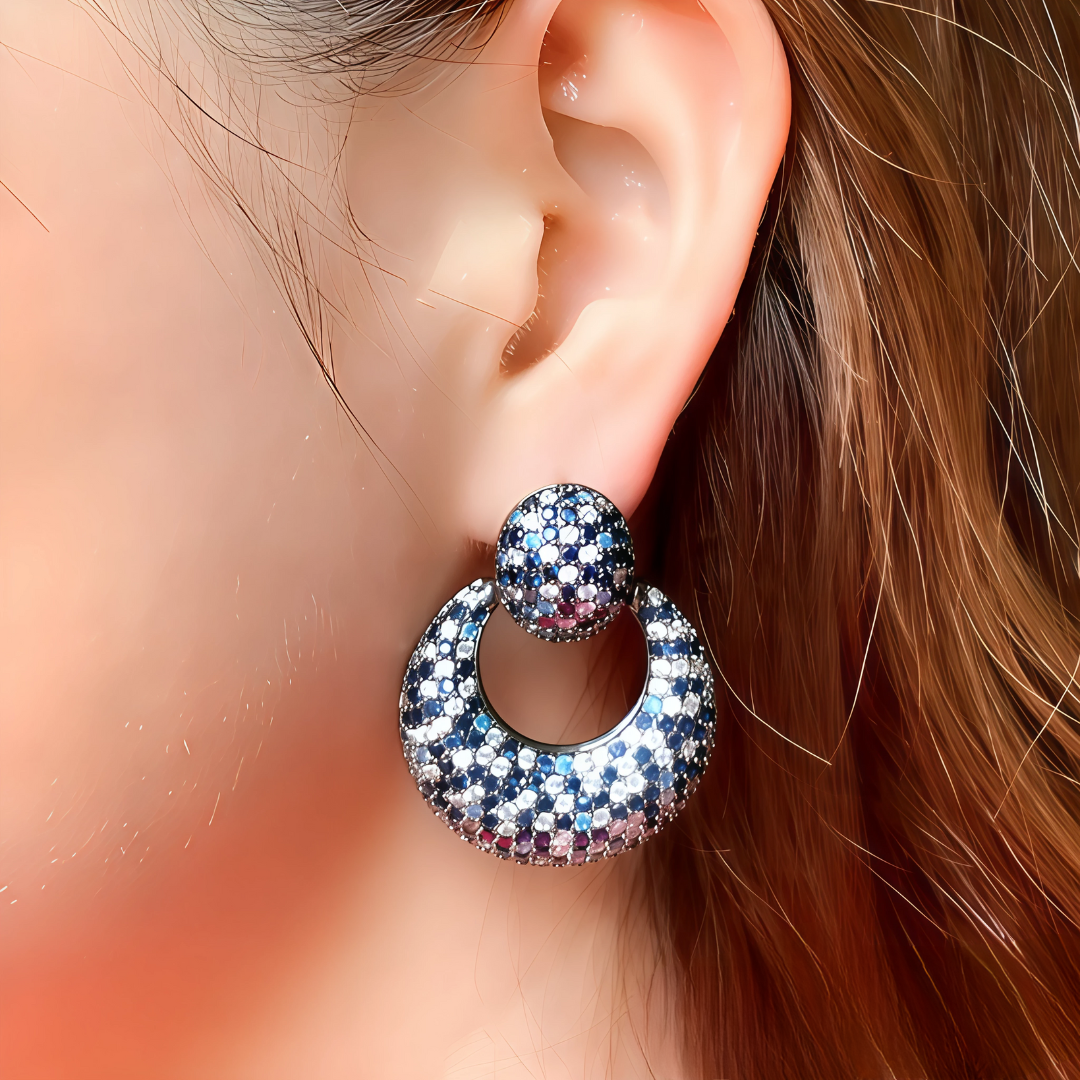 Astera Noir Earrings