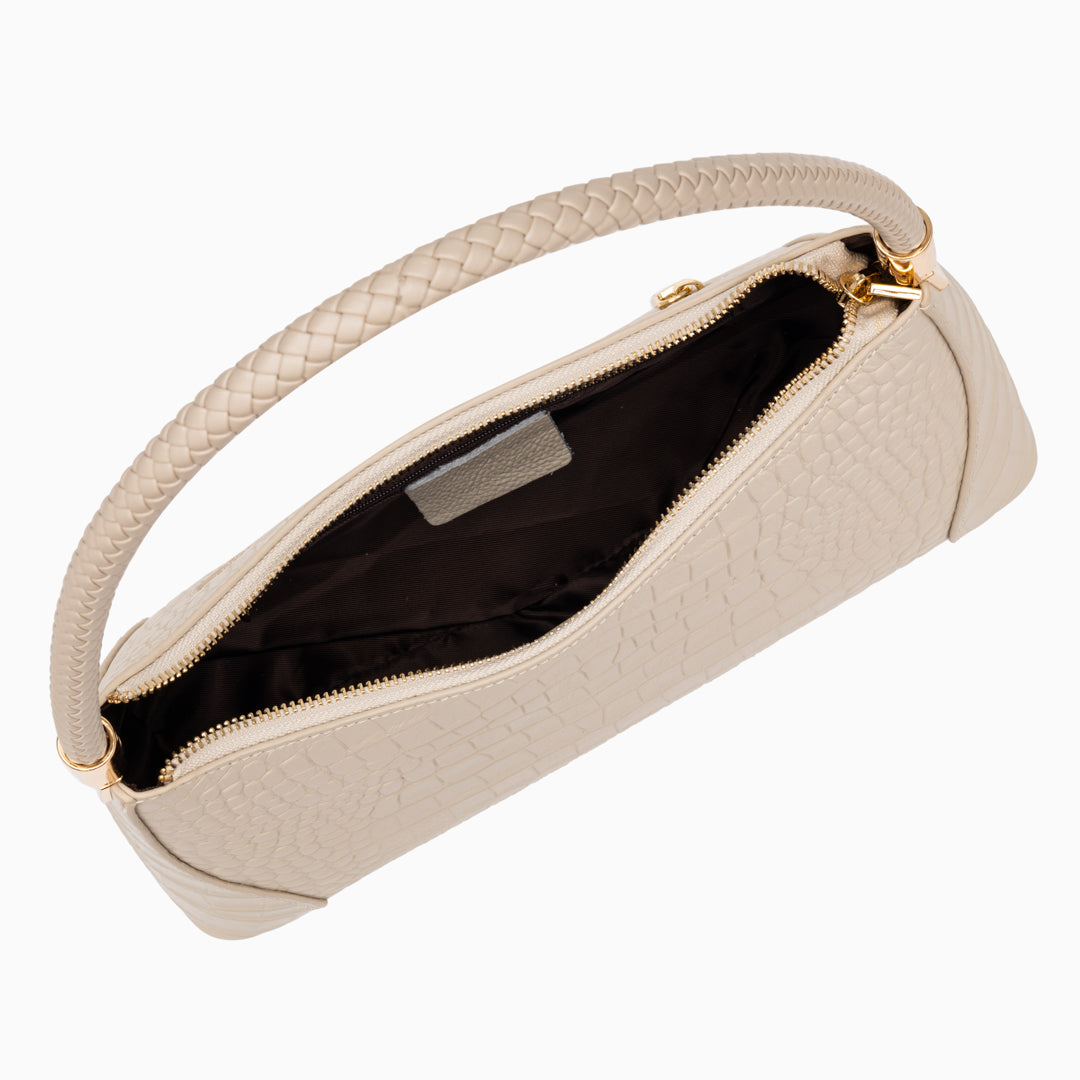 Cambria Croc Shoulder Bag