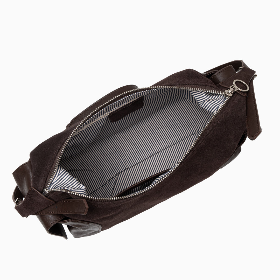 Serena Suede Shoulder Bag