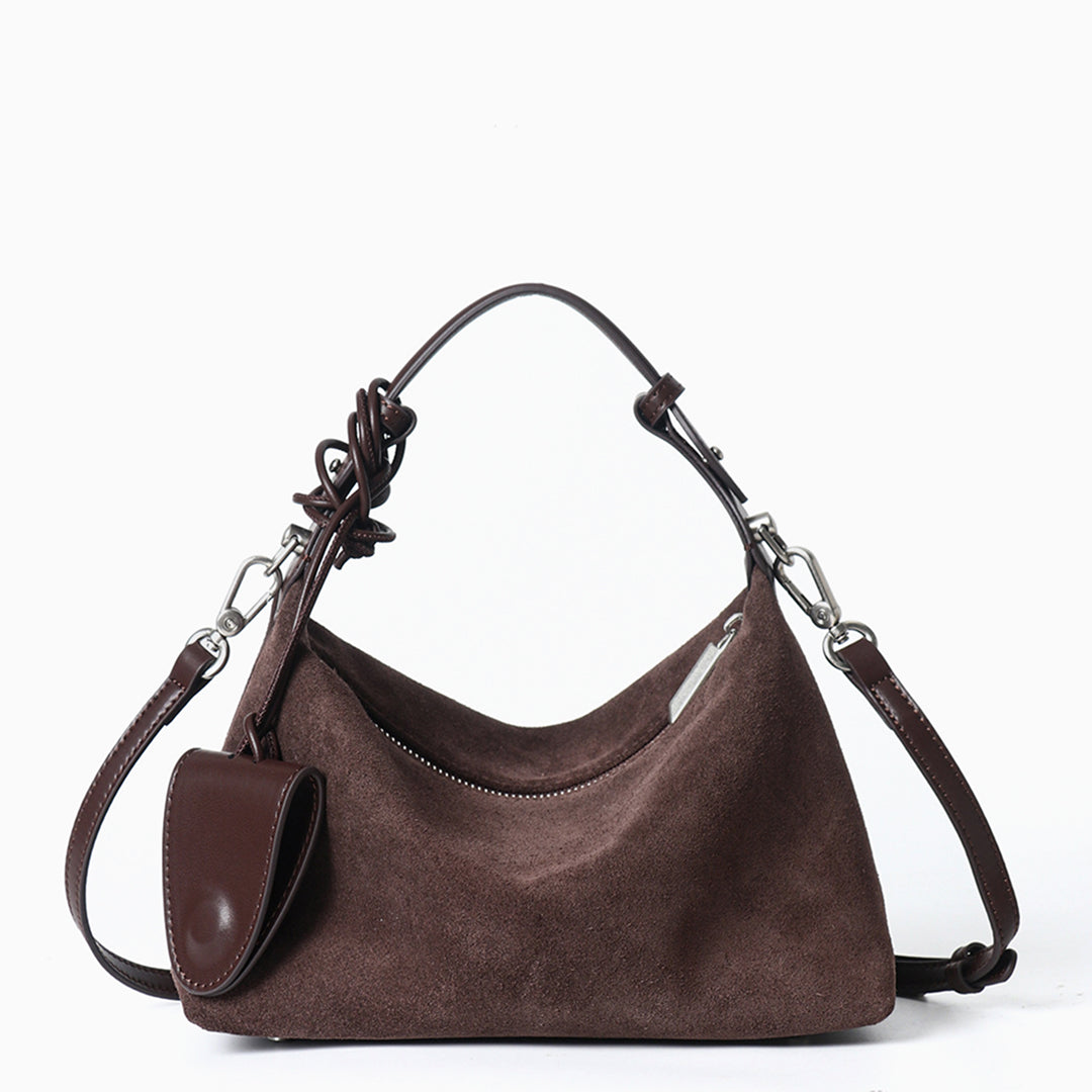 Elise Suede Hobo Bag