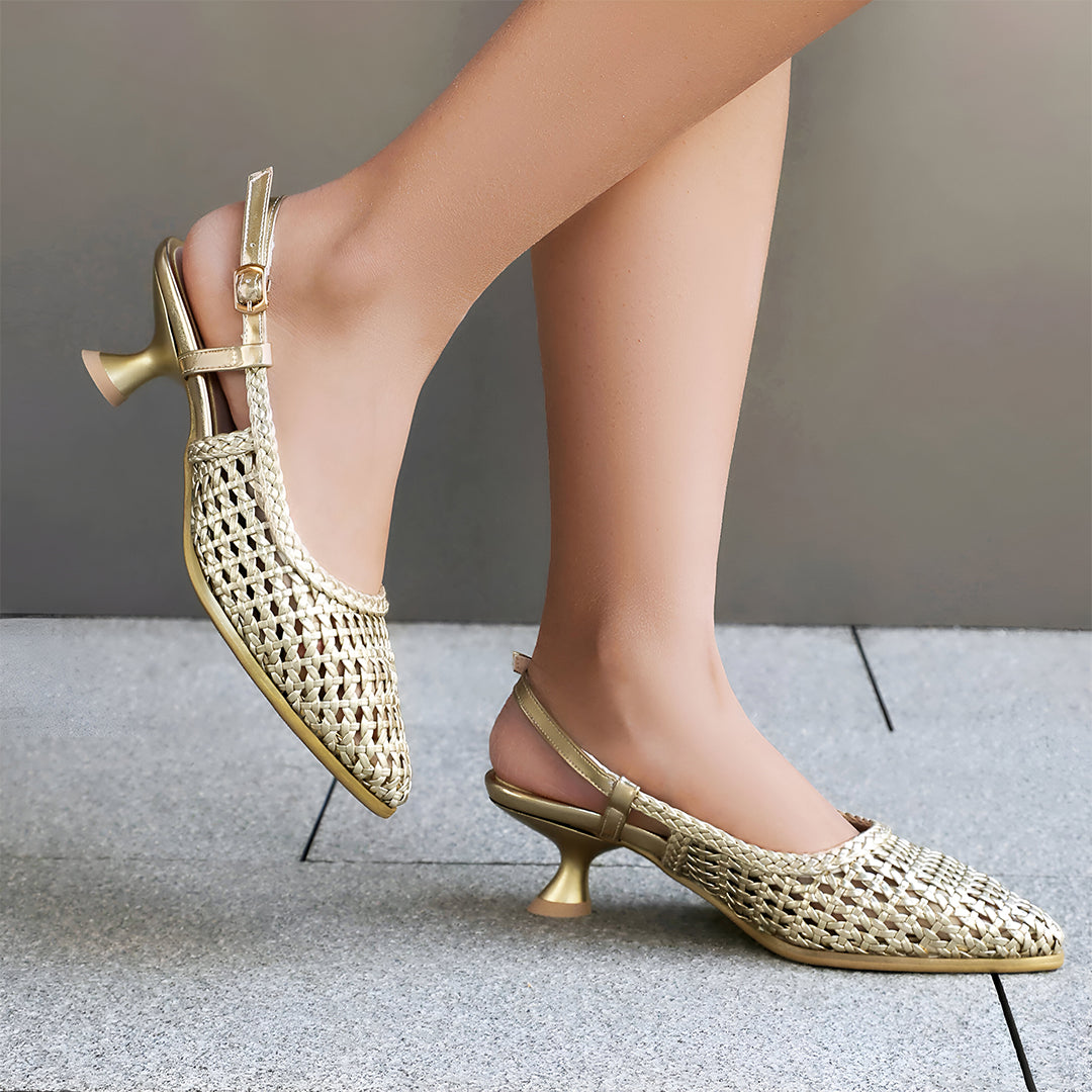 Colette Woven Heels