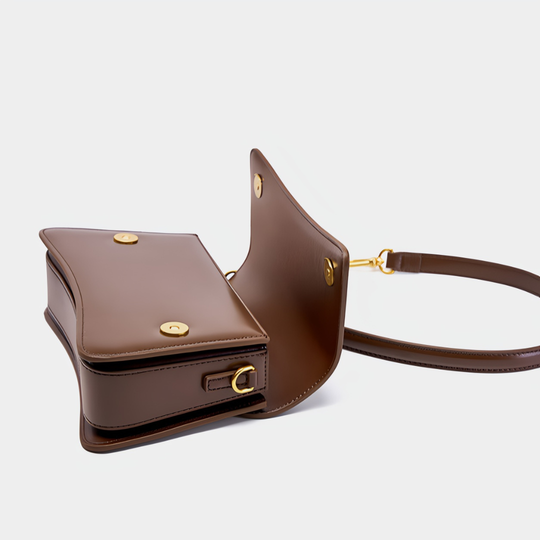 Britney Sleek Leather Shoulder Bag