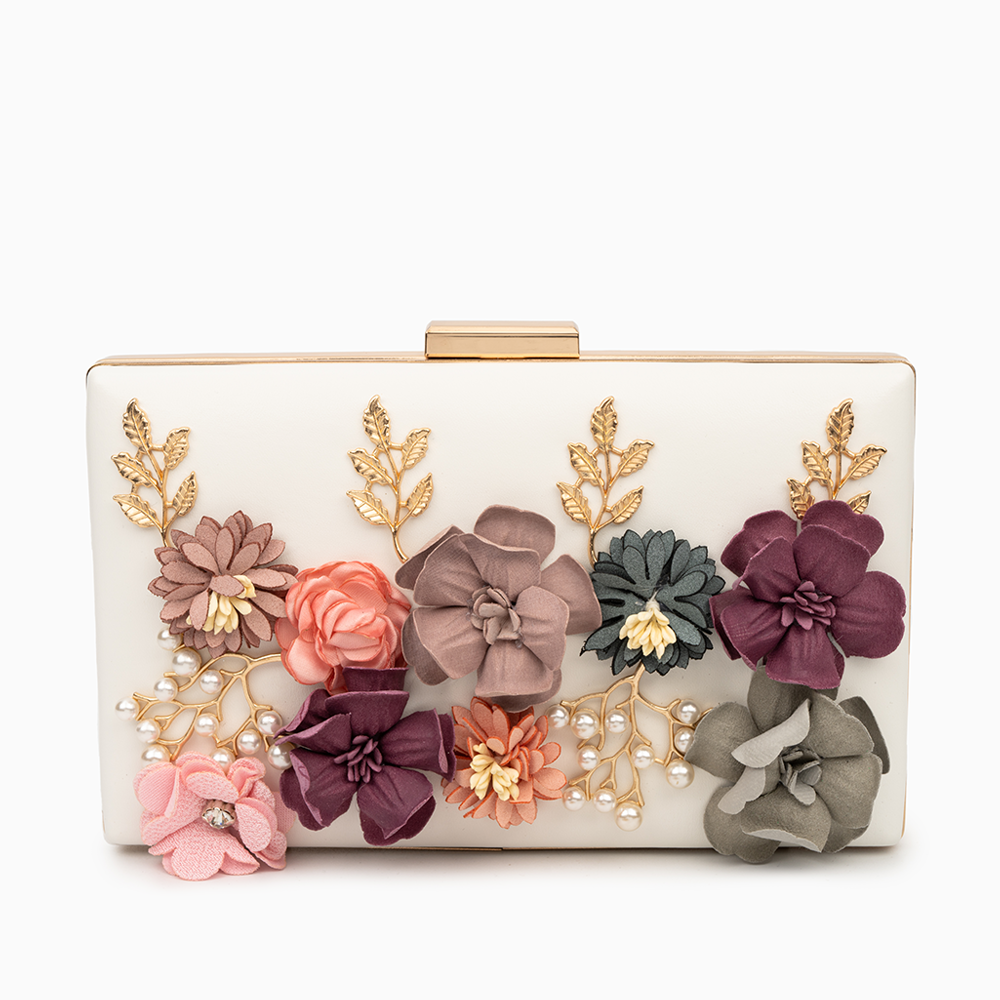 Floral evening bag discount