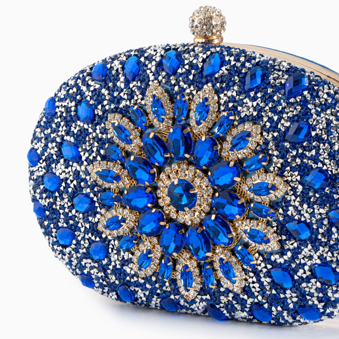 Colette Diamond Encrusted Clutch Bag Verano Hill