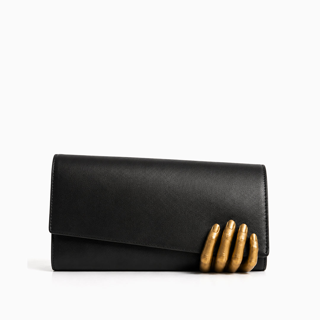 Remi Sculpted Hand Clutch