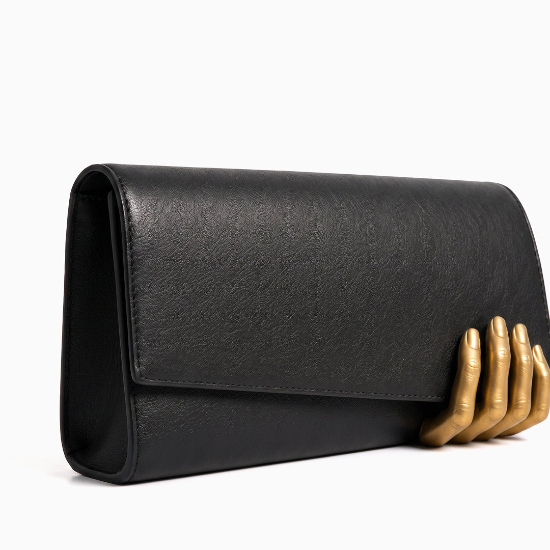 Remi Sculpted Hand Clutch