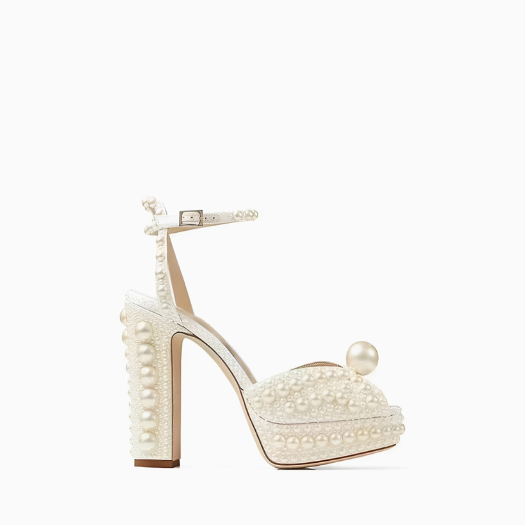 Ava Pearlescent Heels