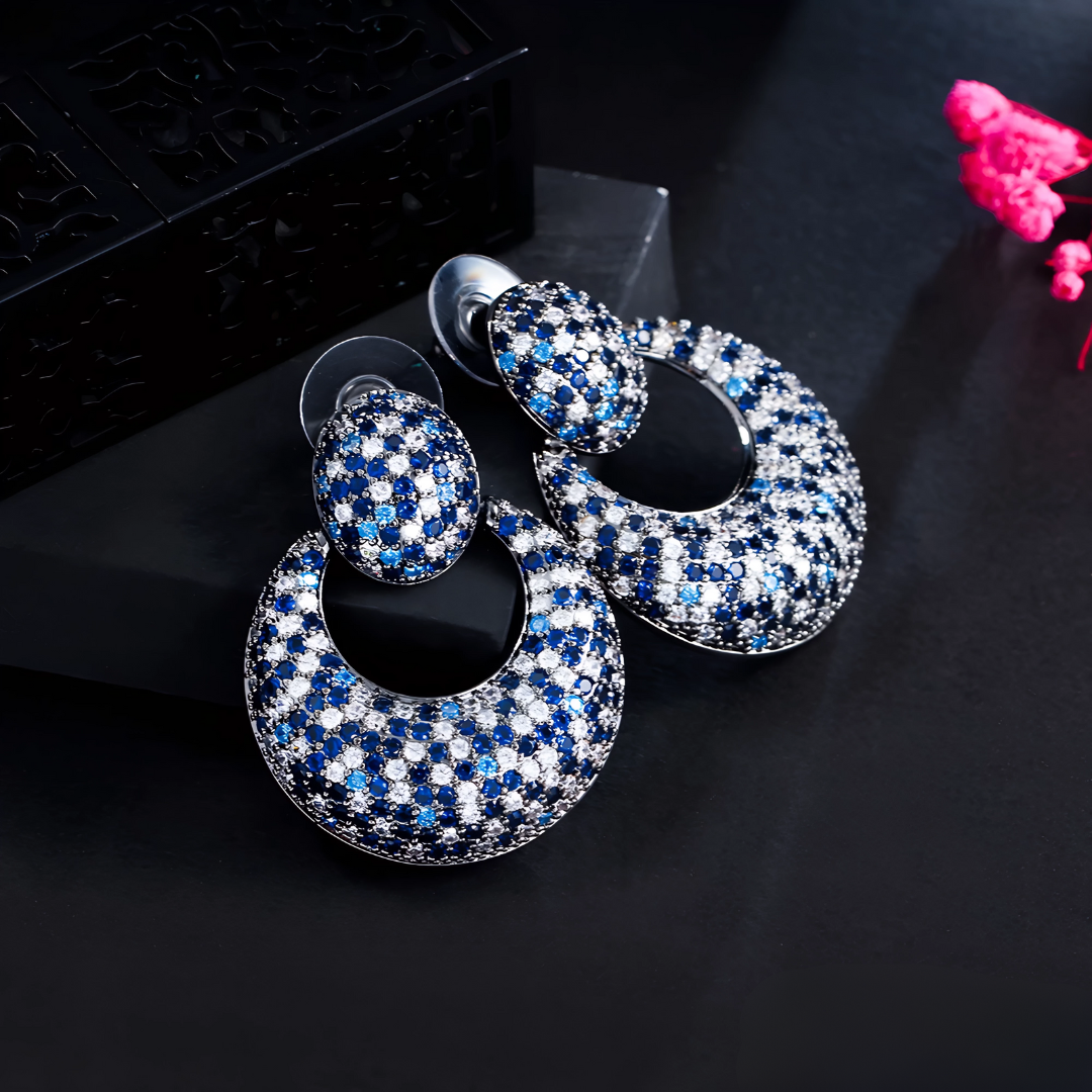 Astera Noir Earrings