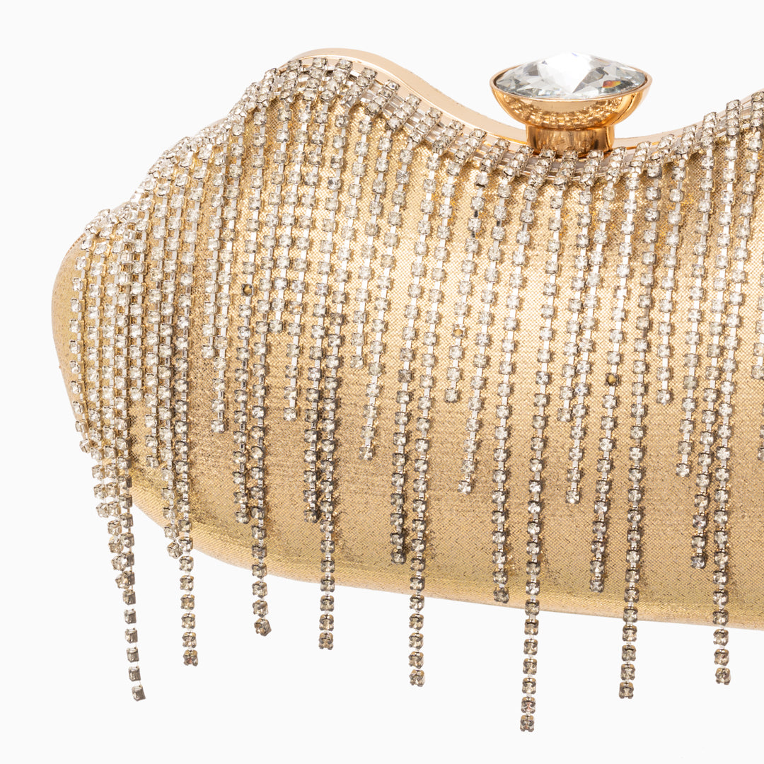 Ambrinee Crystal Fringe Bag (NL)
