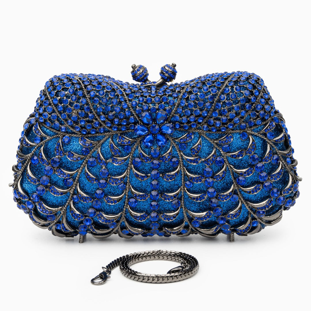 Blue Clutch Purse