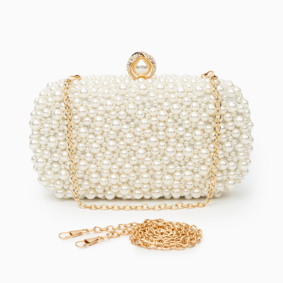 Chantal Pearl Clutch Bag