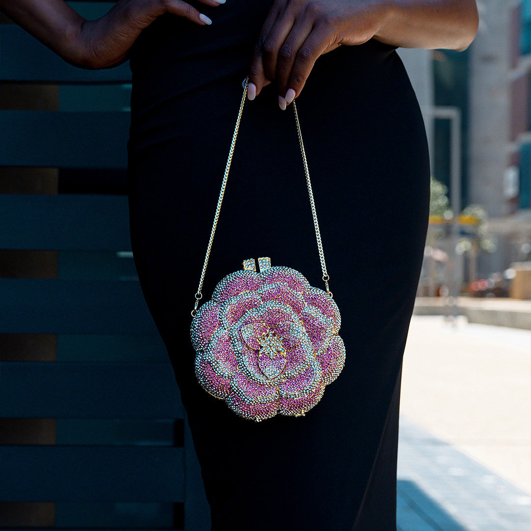 Flower clutch best sale