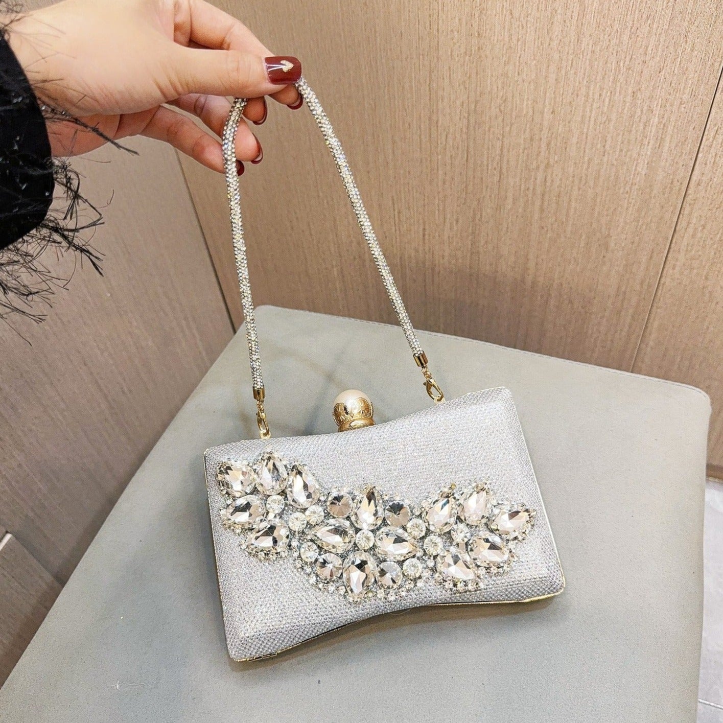 Stella Gemstones Clutch Bag