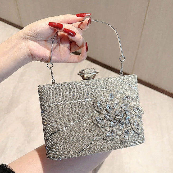 Eda Diamond Encrusted Clutch Bag