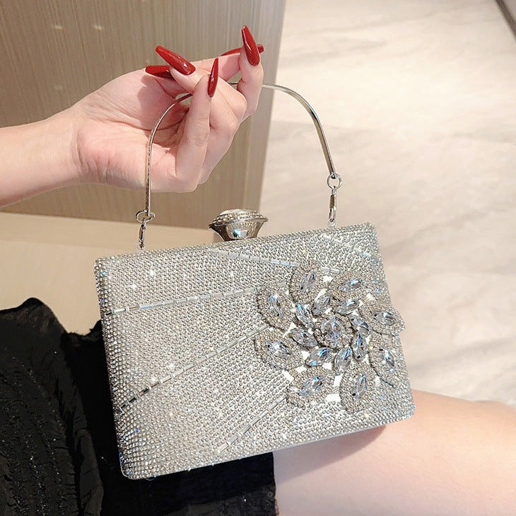 Eda Diamond Encrusted Clutch Bag