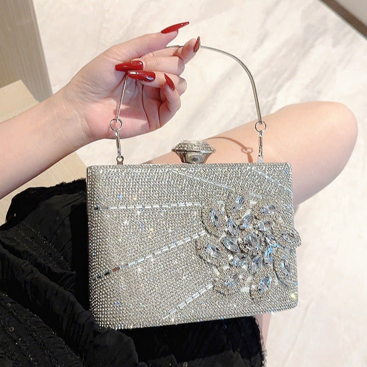 Eda Diamond Encrusted Clutch Bag