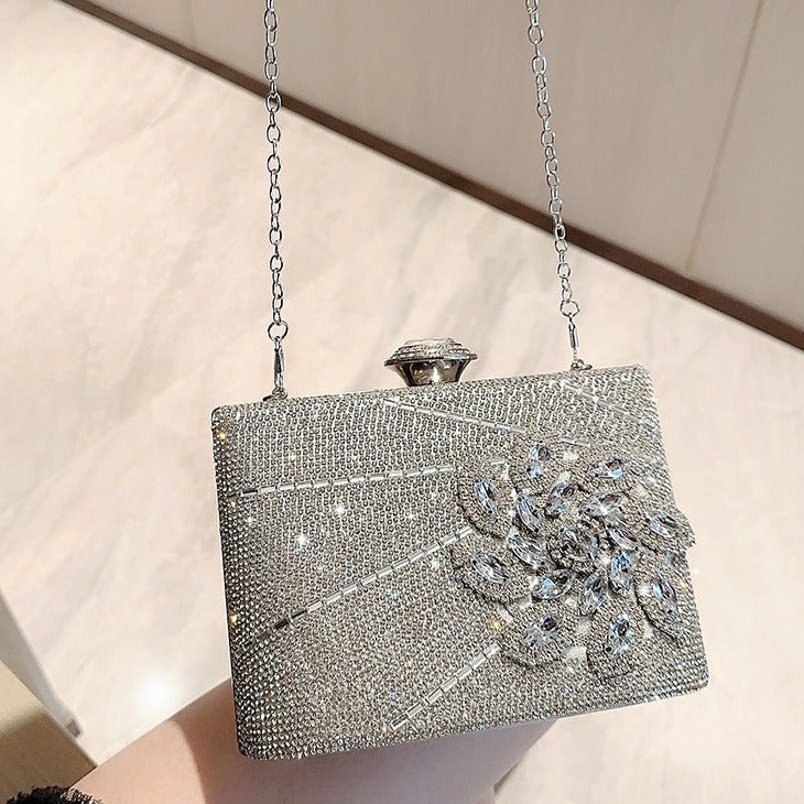 Eda Diamond Encrusted Clutch Bag