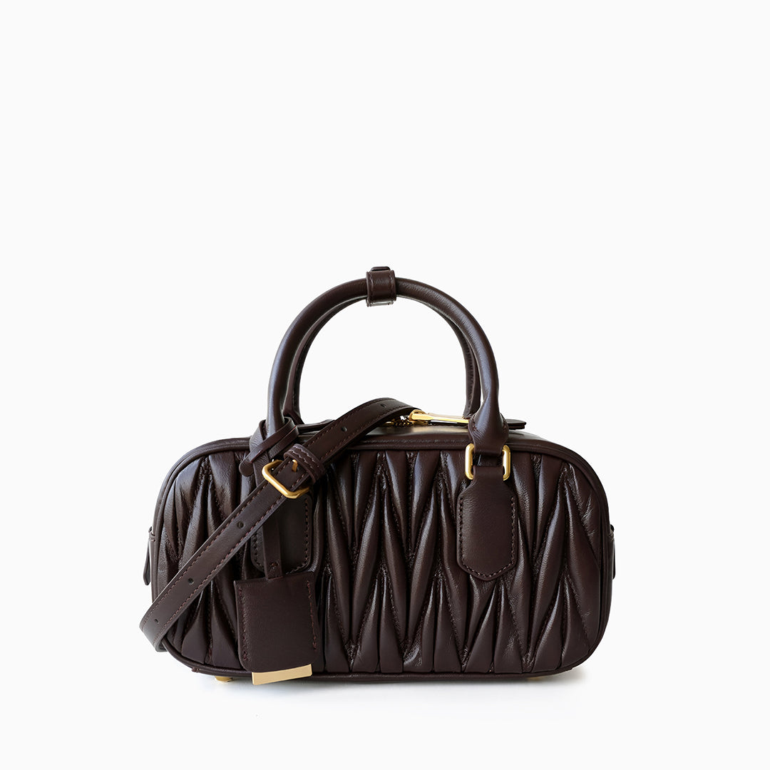 Piper Pleated Crossbody Bag