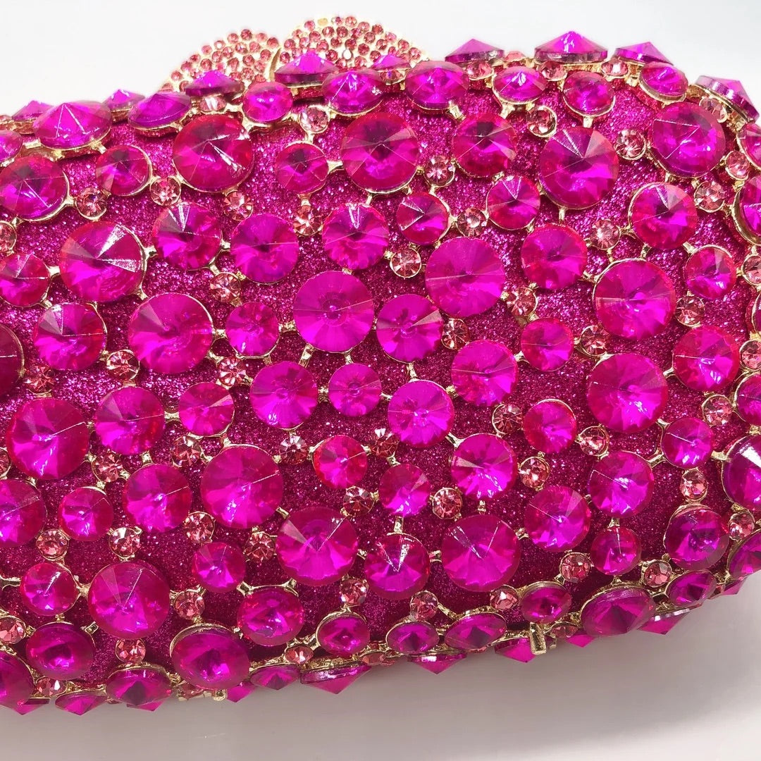 Jessica Rhinestones Clutch Bag