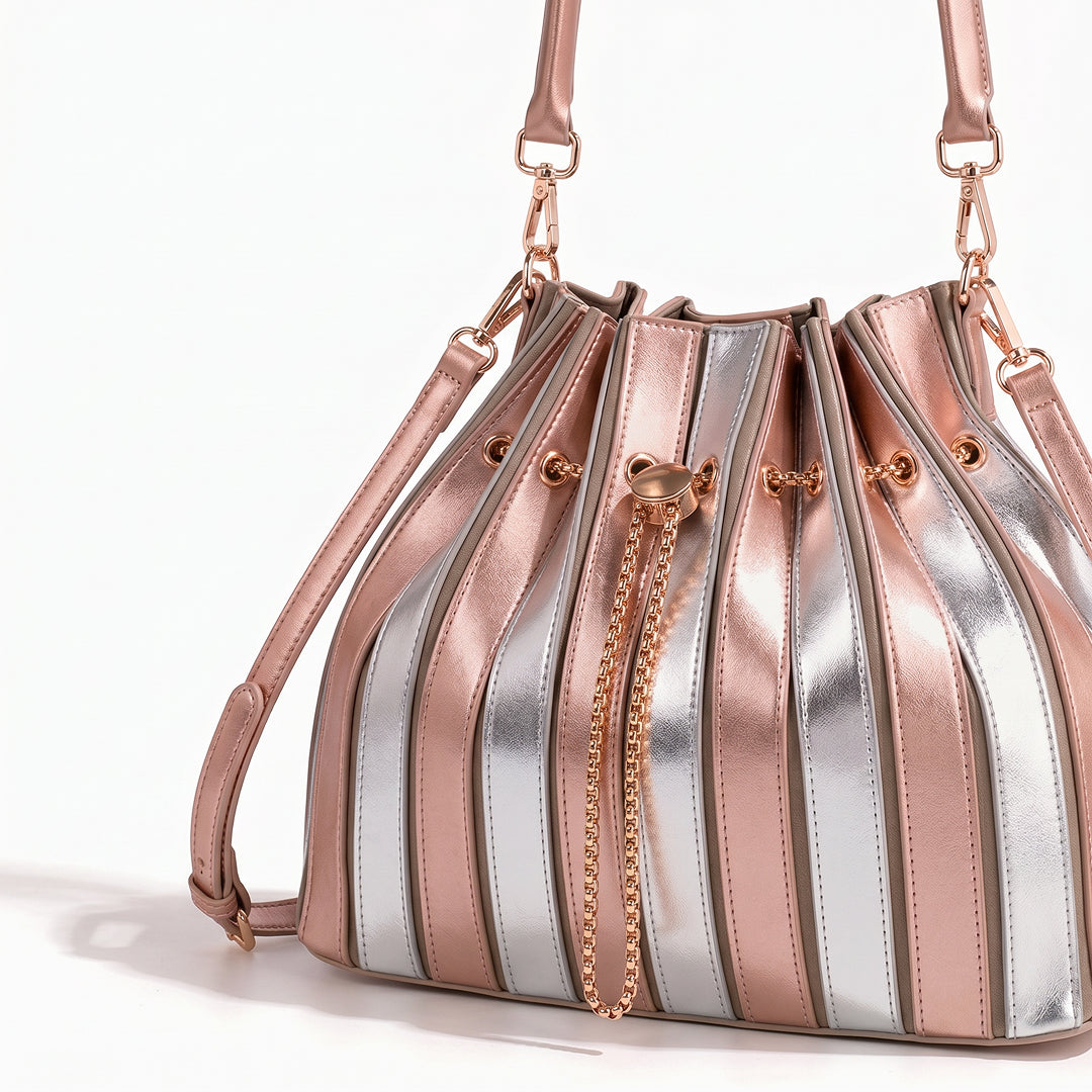 Pink with Silver