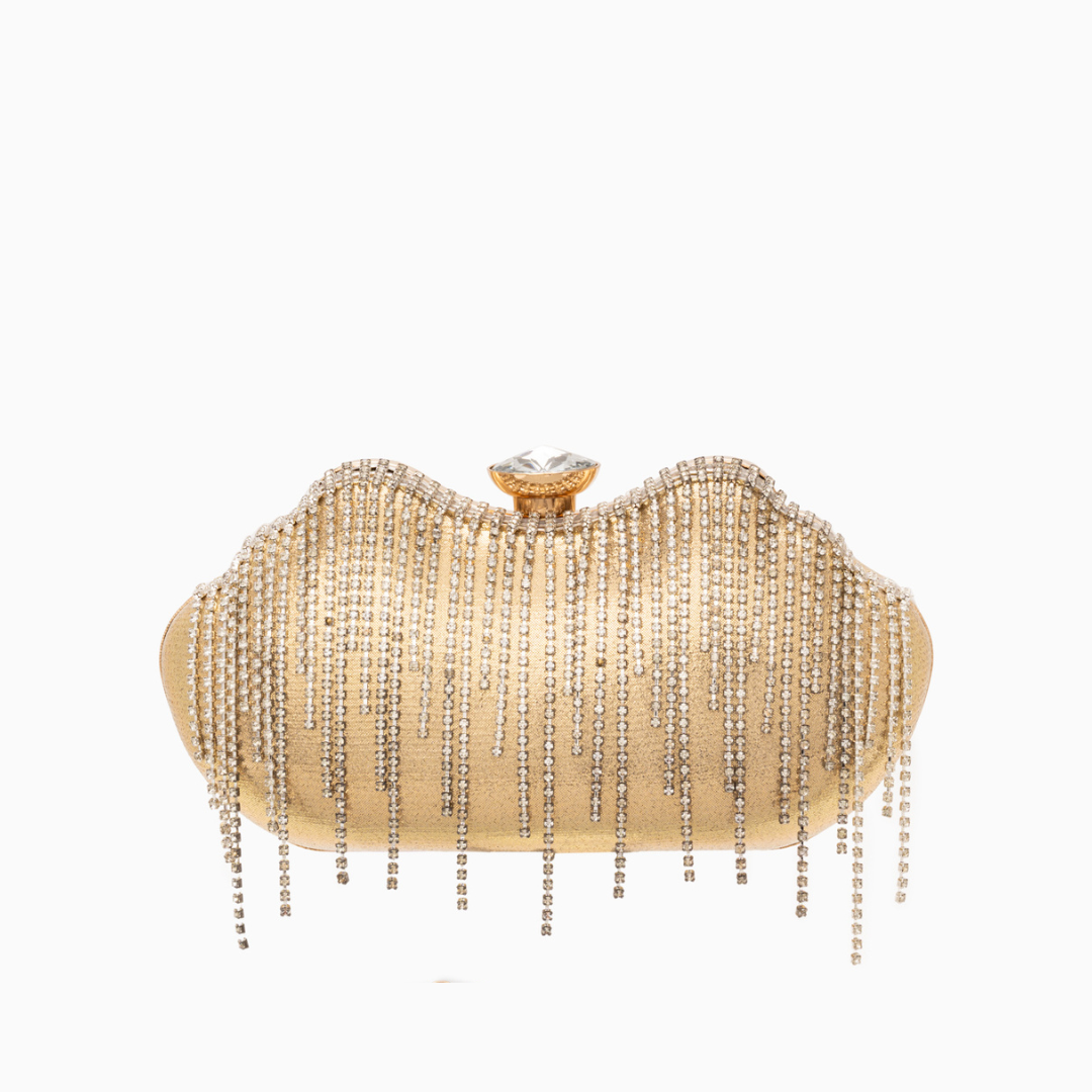 Ambrinee Crystal Fringe Bag (NL)