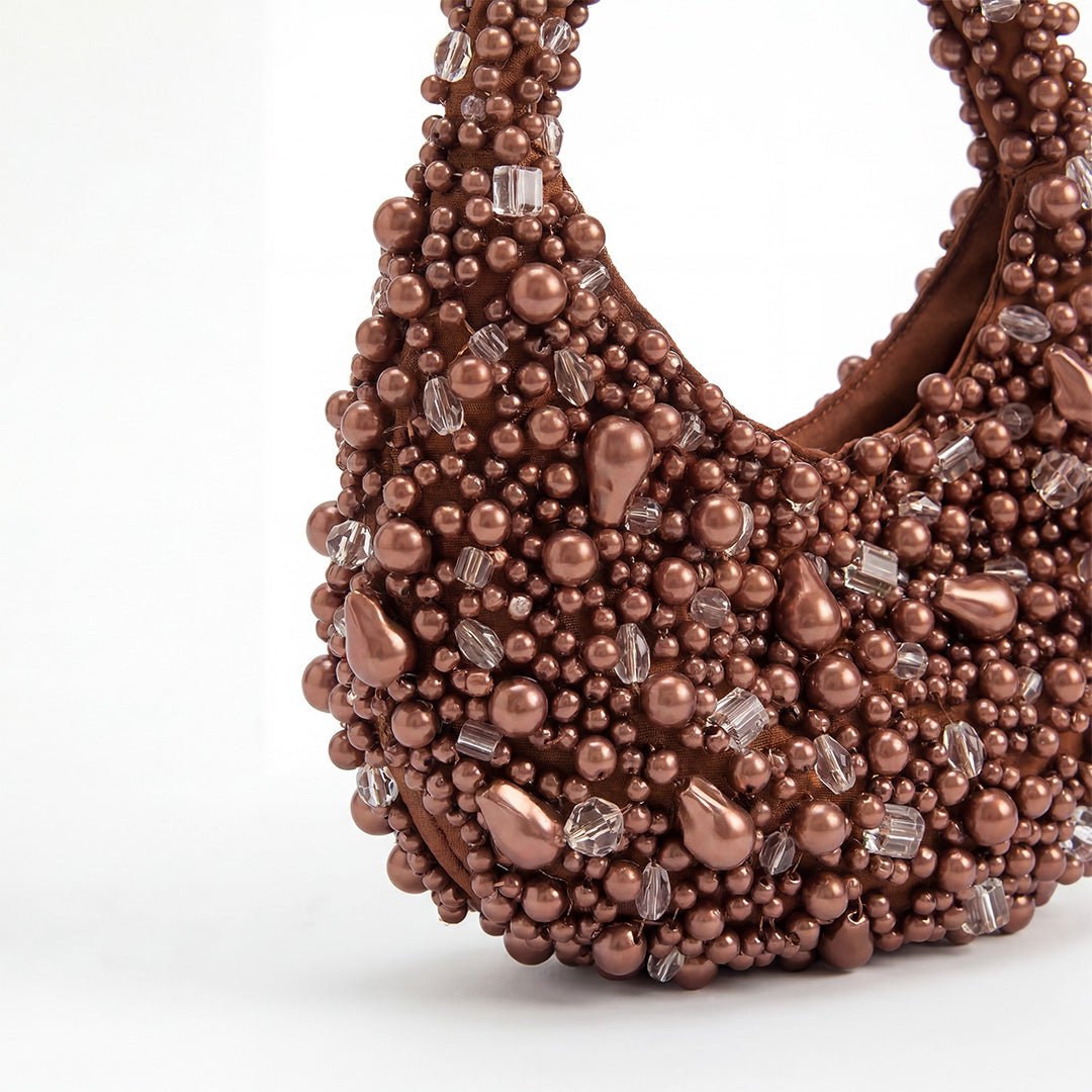 Selene Beaded Shoulder Bag