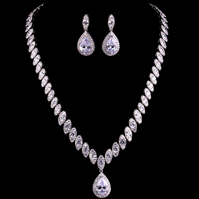Dainty Droplet Gemstone Jewelry Set – Verano Hill