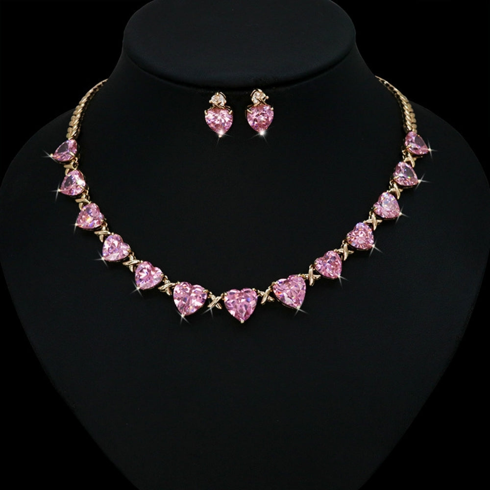 Sparkling Hearts Jewelry Set