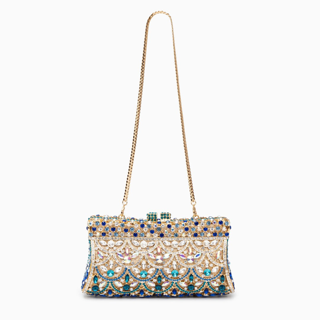 Aubrielle Diamond-Encrusted Clutch Bag – Verano Hill