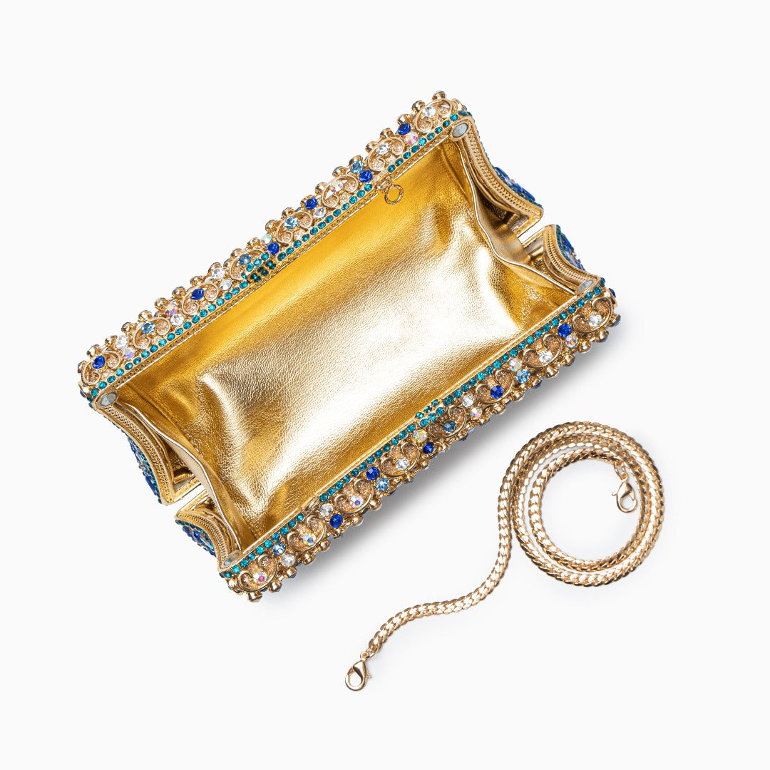 Aubrielle Diamond-Encrusted Clutch Bag – Verano Hill
