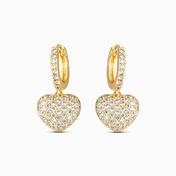 ピアス Luxury Street Wear. ICE Heart Earrings jewelry 01 unisexual DHgate.com:Iced Out Stud Earrings for Men, Gold Color Hip