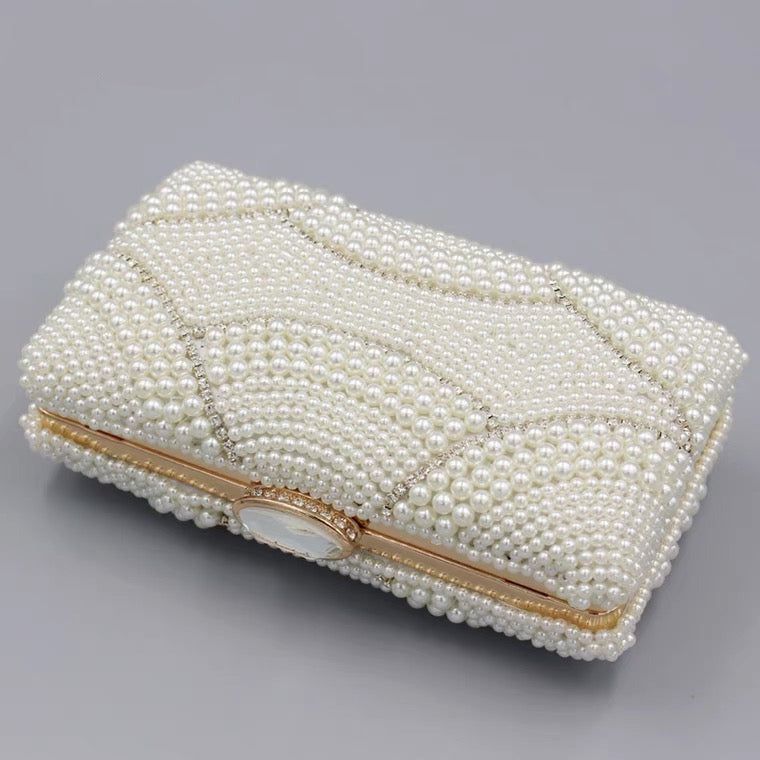 Violeta Pearl Clutch Bag