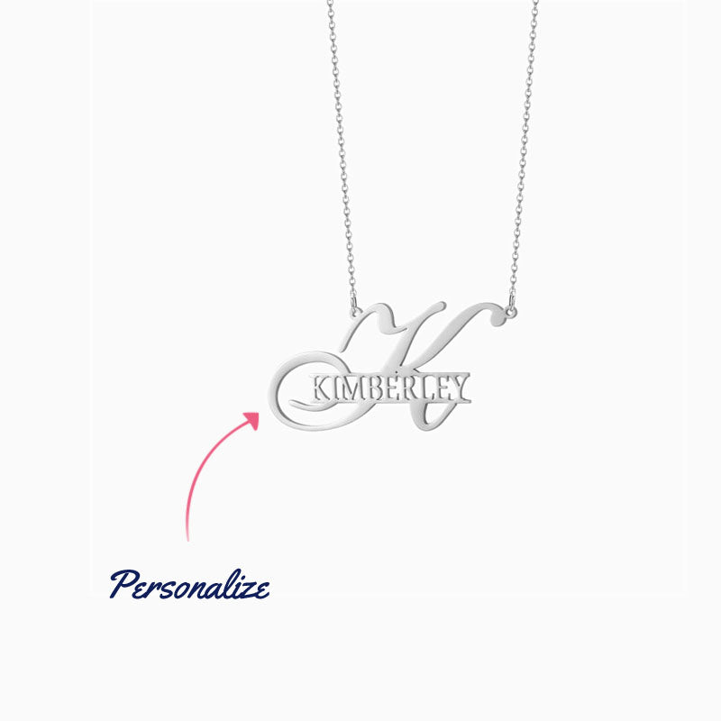 Name In Initial Necklace