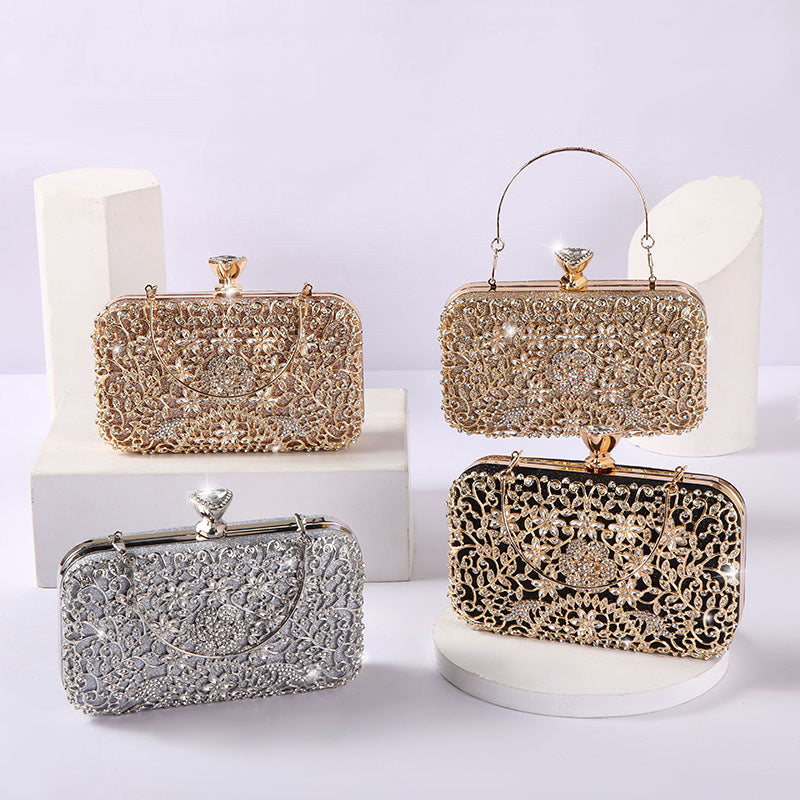 Rachel Diamond Encrusted Clutch Bag