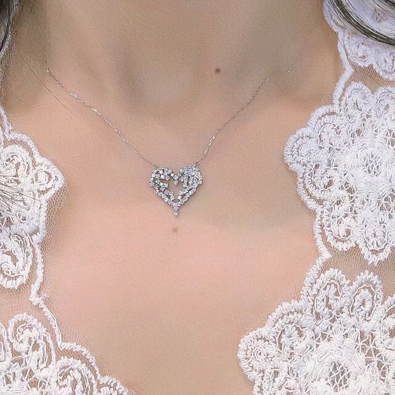 Glitzy Heartstrings Necklace