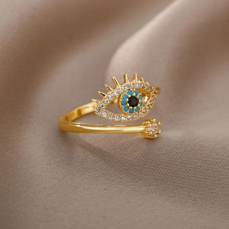 Blue Evil Eye Ring