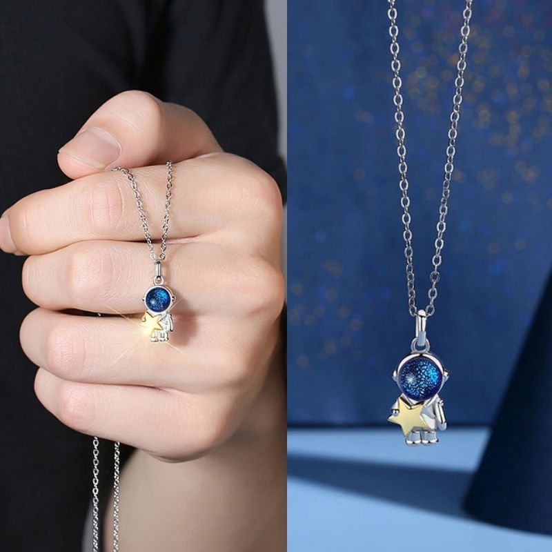 Astronaut Star Necklace