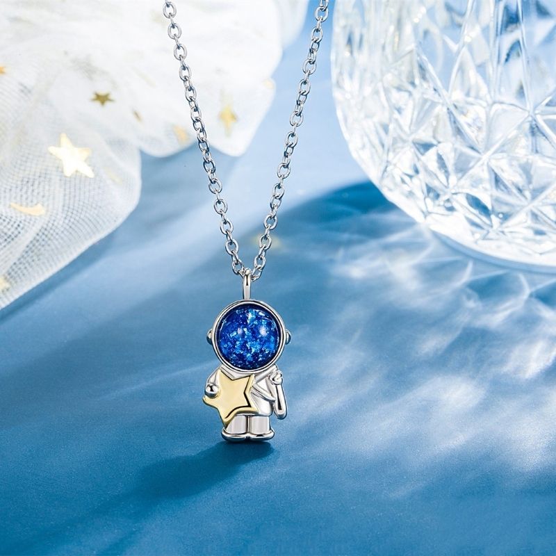 Astronaut Star Necklace