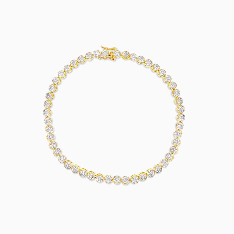 Sparkling Circles Anklet