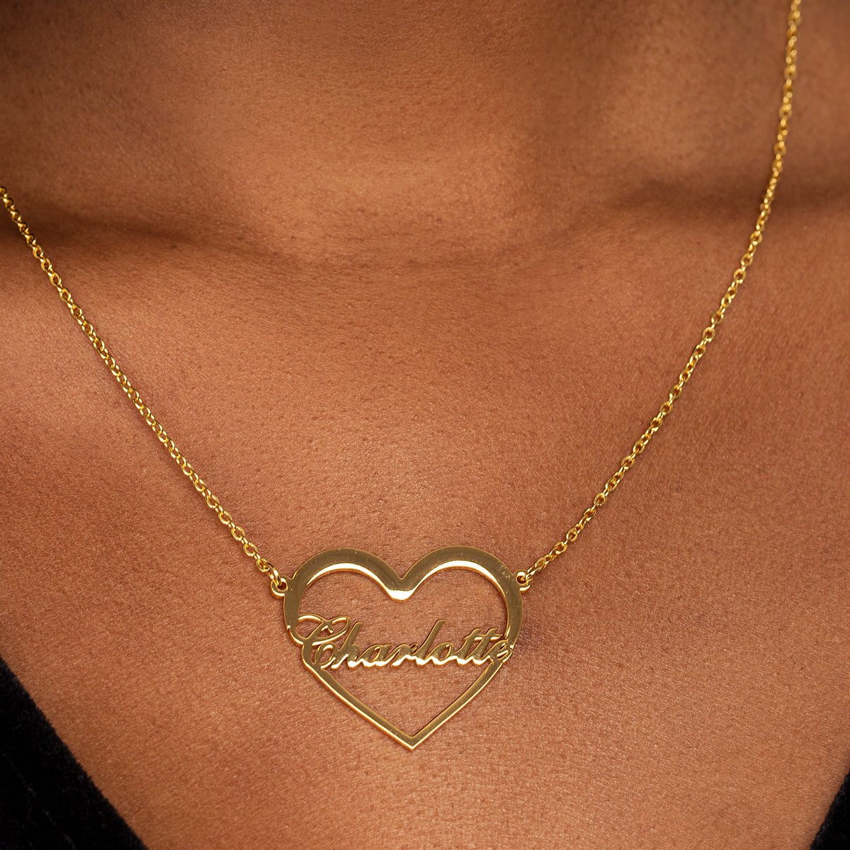 Name In Heart Necklace