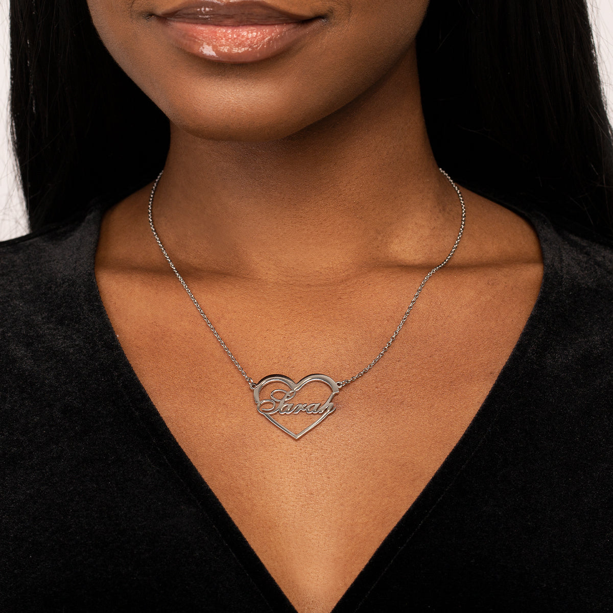 Name In Heart Necklace