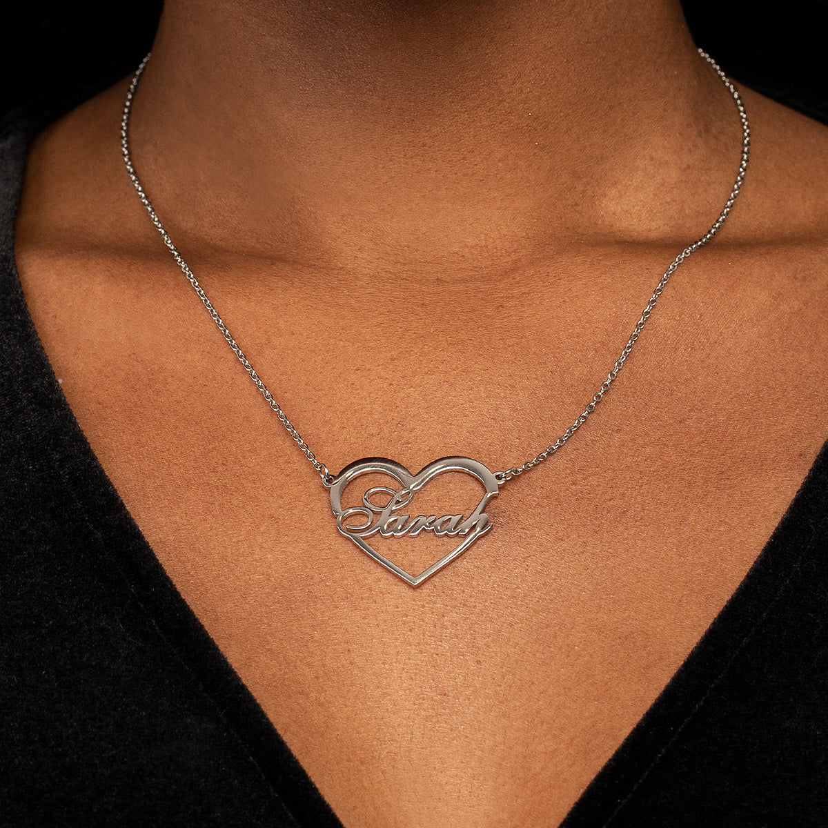 Name In Heart Necklace