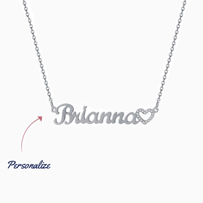 Heart Name Necklace